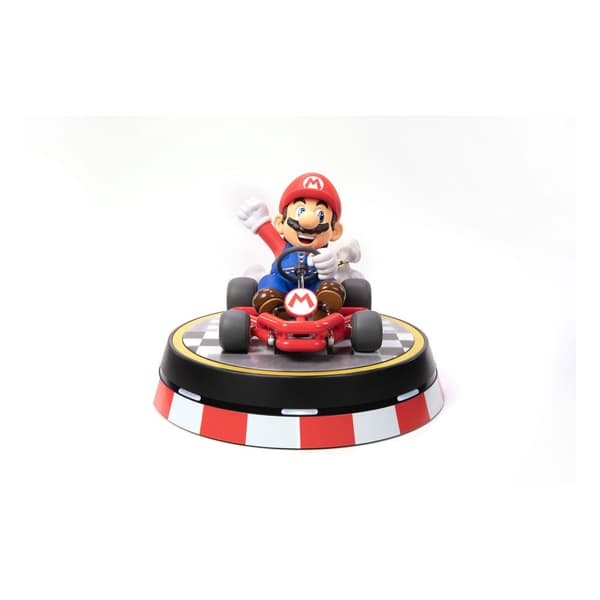 First 4 Figures Samlerudgave Mario 22 Cm Super Mario Statue Rød