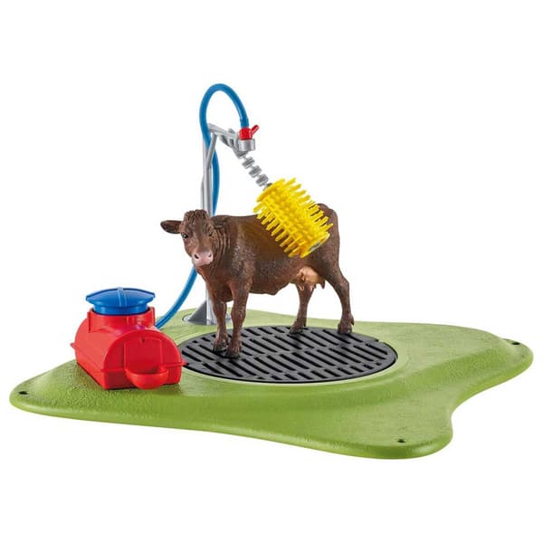 Schleich Happy Cow Wash Figur Farm World Flerfärgad