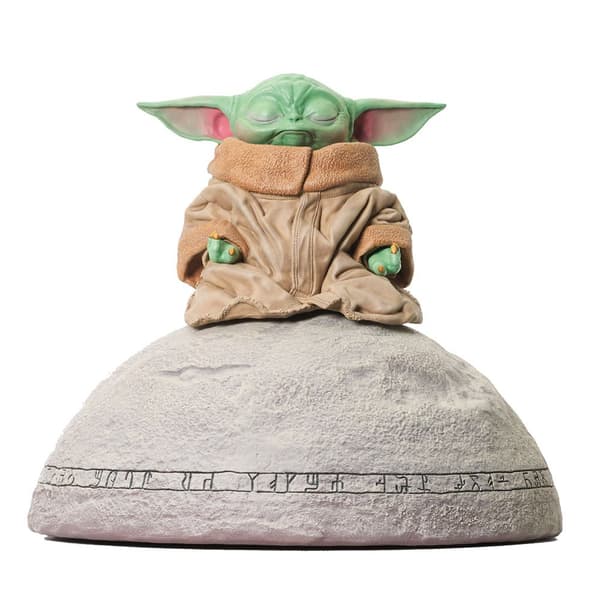Star Wars Se Stone Milepæle Figur The Mandalorian Grogu The Child Grøn
