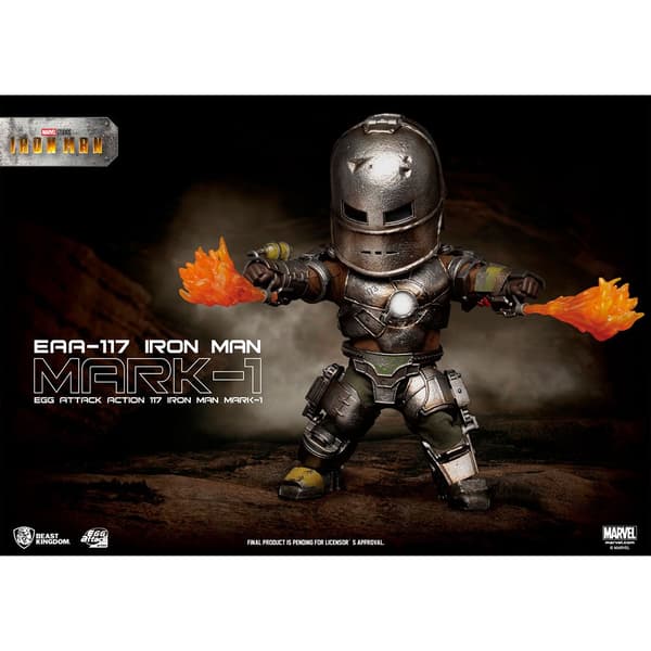Marvel Avengers Mark I Figur Iron Man Svart