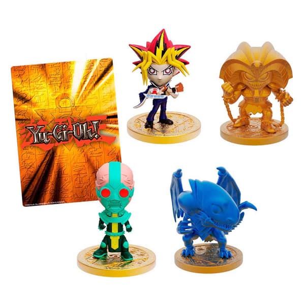 Bizak Action Figur Yu Gi Oh 4 Enheder Gylden