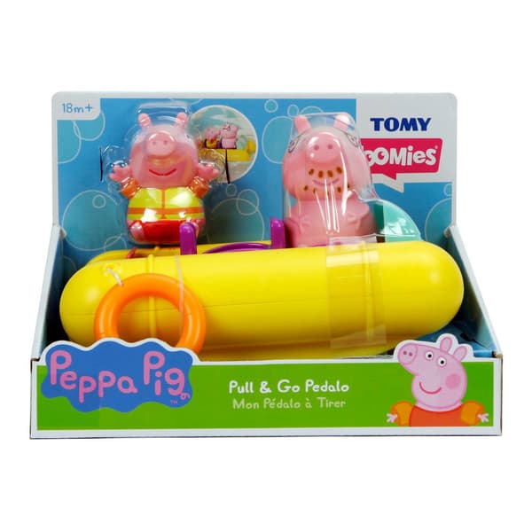 Bizak Aquatico Dæk Og Rutsjebaner Peppa Pig Patin Gul