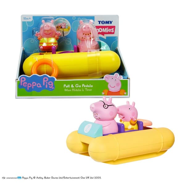 Bizak Aquatico Dæk Og Rutsjebaner Peppa Pig Patin Gul