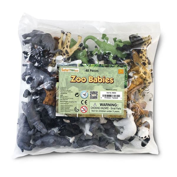 Safari Ltd Zoo Babyer Taskefigur Bulk Flerfarvet From 3 Years