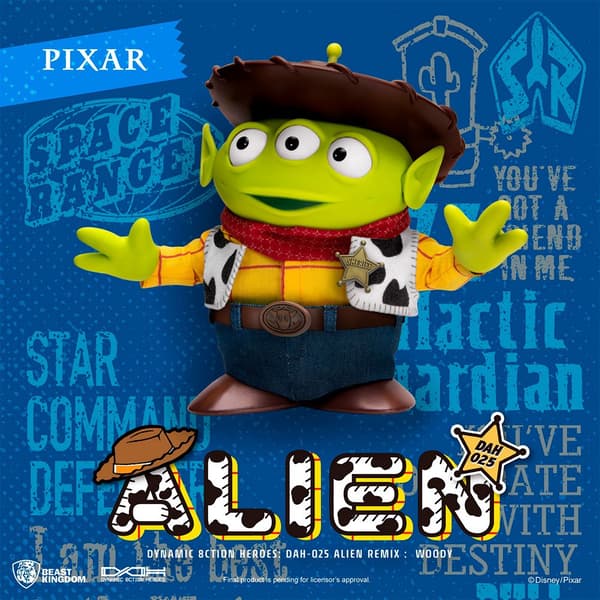 Disney Pixar Toy Story Alien Figur Remix Woody Flerfarvet