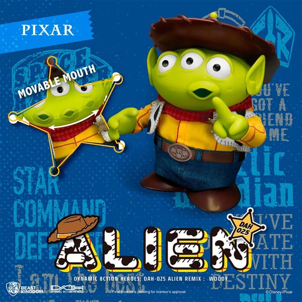 Disney Pixar Toy Story Alien Figur Remix Woody Flerfarvet