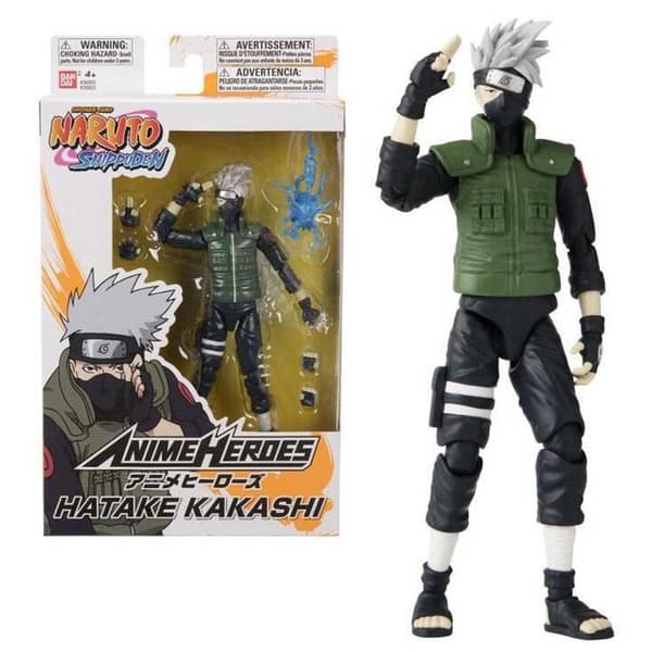 Bandai Figur Anime Heroes Naruto Kakashi Dragon Ball Flerfarvet
