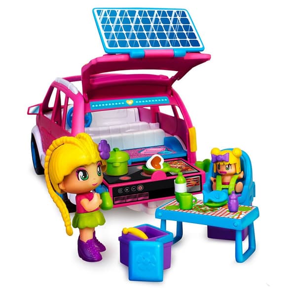 Pinypon Bilfigur Camping Blå