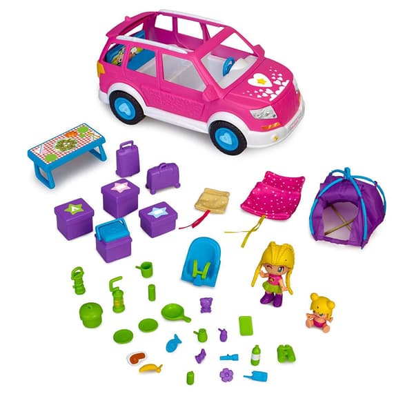 Pinypon Bilfigur Camping Blå