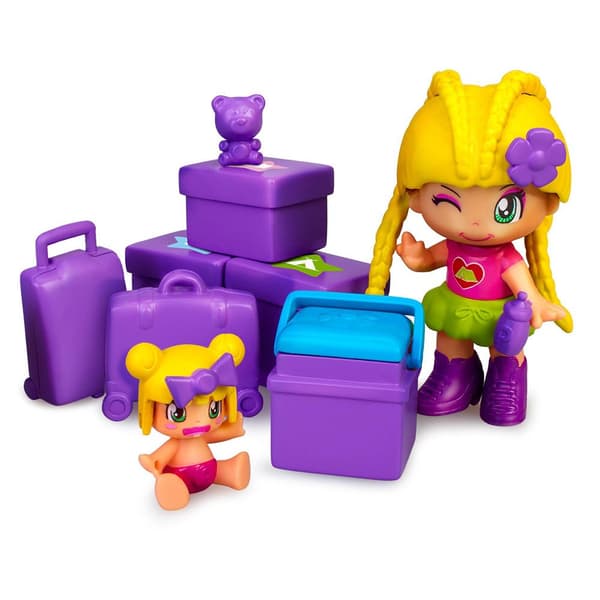 Pinypon Bilfigur Camping Blå
