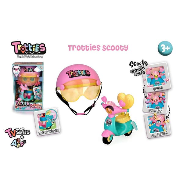 Trotties Figur Scooty Rosa