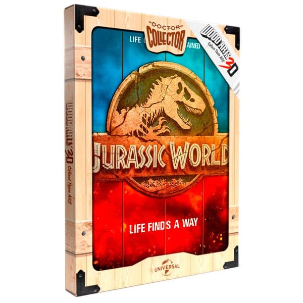 Doctor Collector Jurassic Park Woodart 3d Print Guld