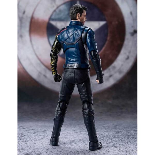 Marvel Tamashi Nations The Falcon And The Winter Soldier Bucky Barnes 15 Cm Flerfarvet