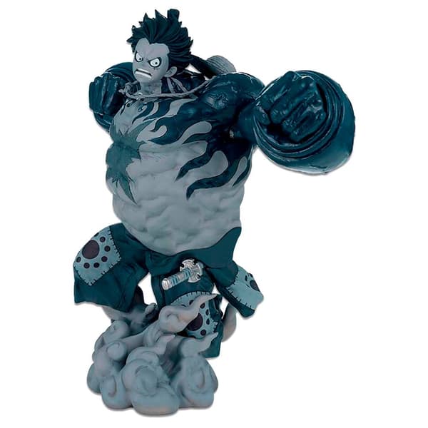 Banpresto One Piece Wfc 3 Super Masters Stars Piece De The Monkey D Luffy Gear 4 Flerfarvet