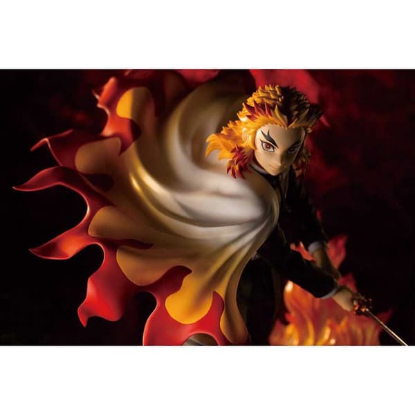 Kotobukiya Kimetsu No Yaiba Artfx J Kyojuro Rengoku Bonus Edition Monivärinen