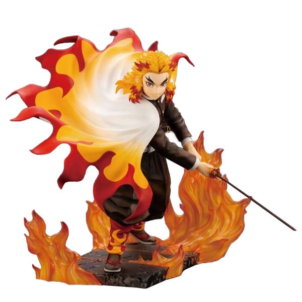 Kotobukiya Kimetsu No Yaiba Artfx J Kyojuro Rengoku Bonus Edition Monivärinen