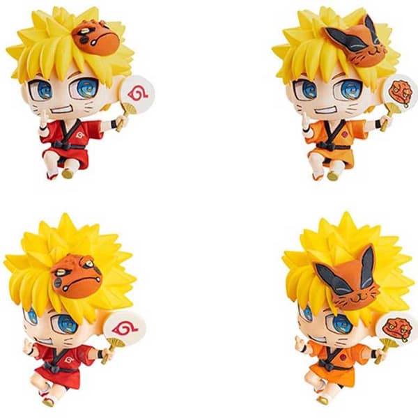 Megahouse Naruto Shippuden Petit Chara Land 10th Anniversary 10 Enheder Flerfarvet