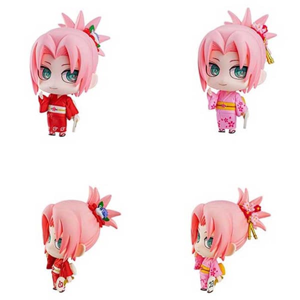 Megahouse Naruto Shippuden Petit Chara Land 10th Anniversary 10 Enheder Flerfarvet