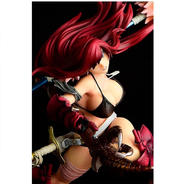 Good Smile Fairy Tail Erza Scarlet The Knight Crimson Armor Edicion Limitada Figure 31.5 Cm Punainen