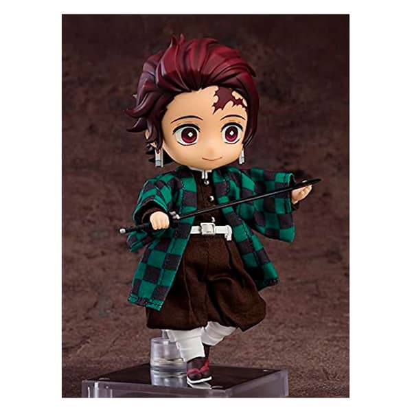 Good Smile Nendoroid Kimetsu No Yaiba Demon Slayer Tanjiro Kamado Figure 14 Cm Grönt