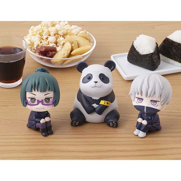 Megahouse Look Up Jujutsu Kaisen Maki Toge Panda Gift Set Figure 11 Cm Svart