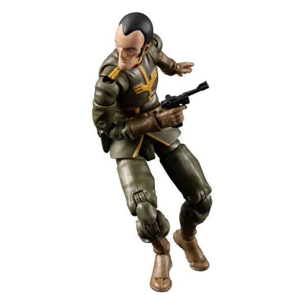 Megahouse Mobile Suit Gundam Principality Of Zeon Soldado General Y Moto Figure 10 Cm Søvfarvet