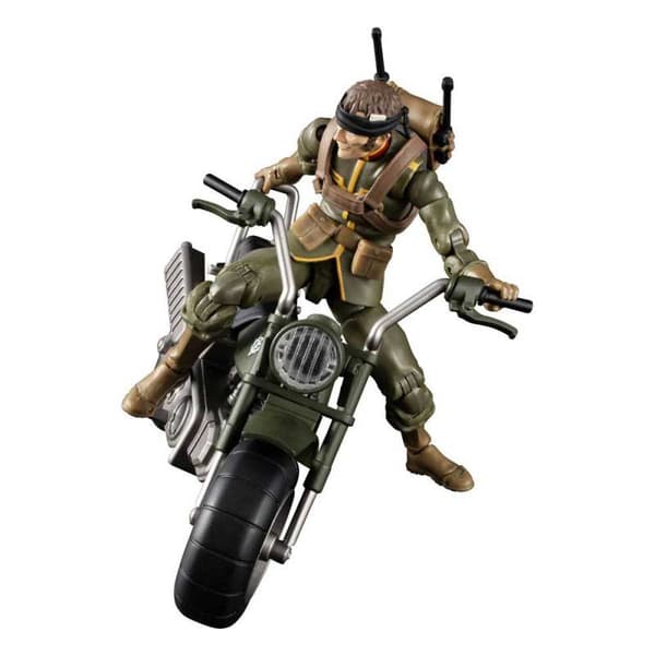 Megahouse Mobile Suit Gundam Principality Of Zeon Soldado General Y Moto Figure 10 Cm Søvfarvet