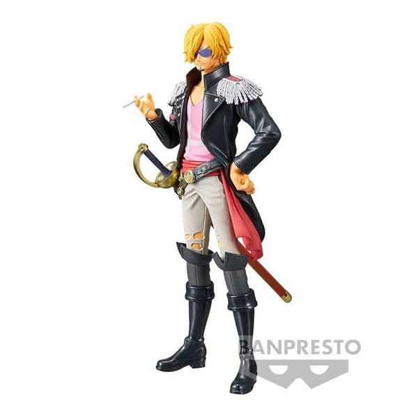 Banpresto En Stycke Figur Sanji Vol.4 The Grandline Men One Piece 17 Cm Guld