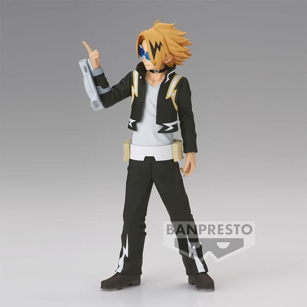 Banpresto Figur Denki Kaminari Chargezuma And Creaty Age Of Heroes My Hero Academia 17 Cm Grå