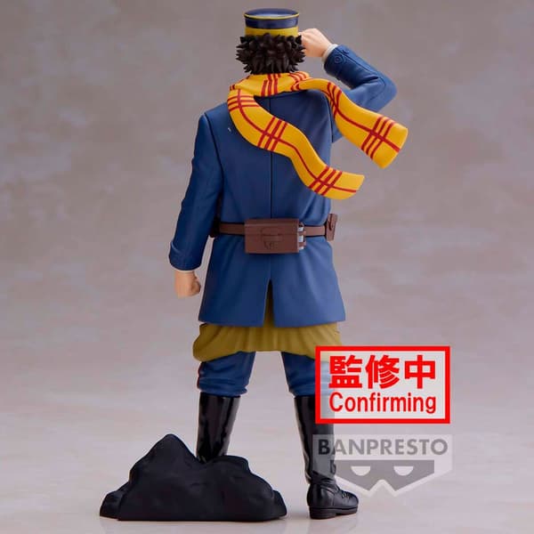 Banpresto Figur Saichi Sugimoto Golden Kamuy 15 Cm Blå