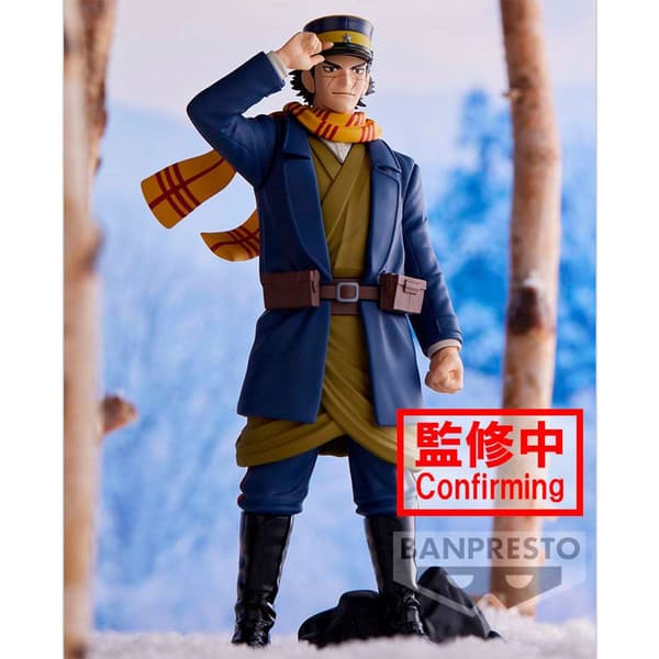 Banpresto Figur Saichi Sugimoto Golden Kamuy 15 Cm Blå