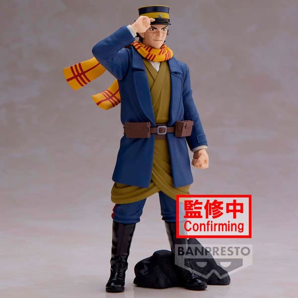 Banpresto Figur Saichi Sugimoto Golden Kamuy 15 Cm Blå