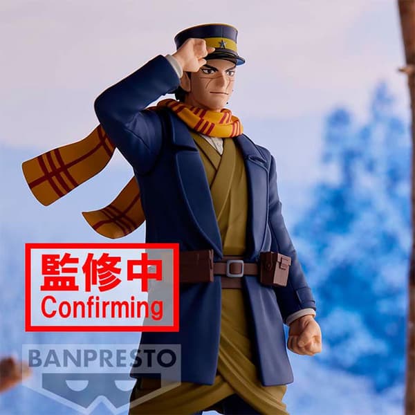 Banpresto Figur Saichi Sugimoto Golden Kamuy 15 Cm Blå