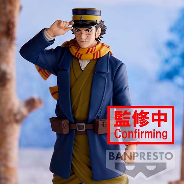 Banpresto Figur Saichi Sugimoto Golden Kamuy 15 Cm Blå