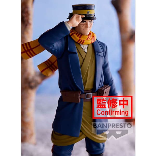 Banpresto Figur Saichi Sugimoto Golden Kamuy 15 Cm Blå