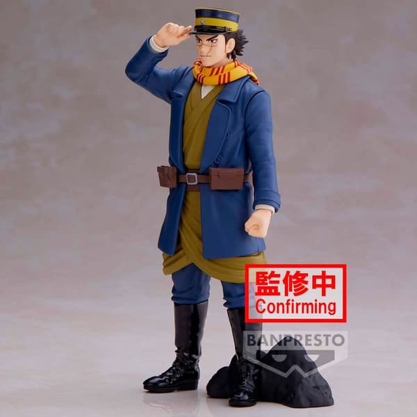 Banpresto Figur Saichi Sugimoto Golden Kamuy 15 Cm Blå