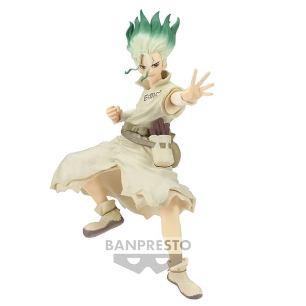 Banpresto Figur Dr. Stone Stone World Senku Ishigami Ii 15cm Beige