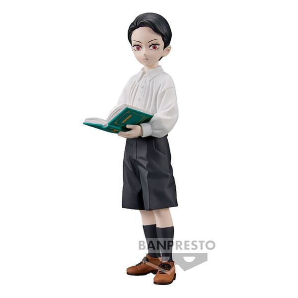 Banpresto Figur Muzan Kibutsuji Vol 11 Demon Slayer Kimetsu No Yaiba 14 Cm Grå