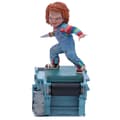 Miniatyrbillede 1 af 9: Iron Studios Barneleg Srt Skala Figur 2 Chucky Blå