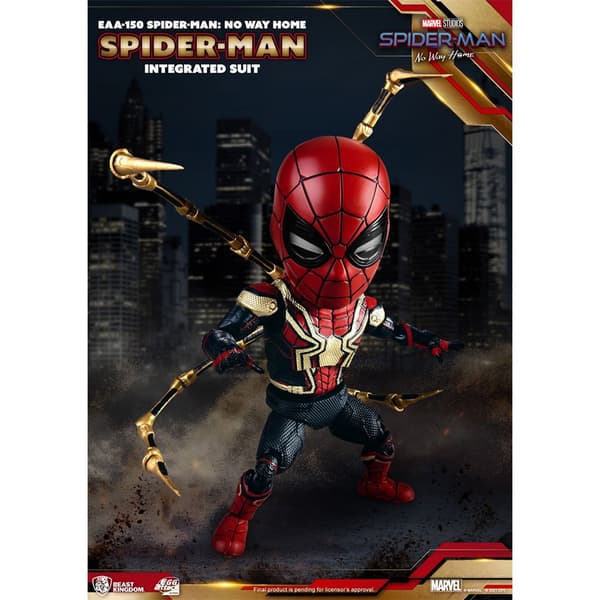 Marvel Integreret Suit Egg Attack Figur Spider-man No Way Home Rød