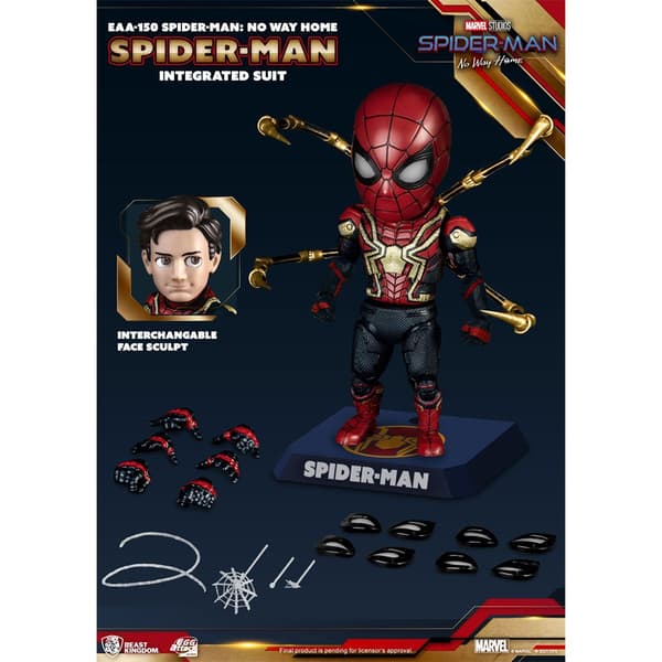 Marvel Integreret Suit Egg Attack Figur Spider-man No Way Home Rød