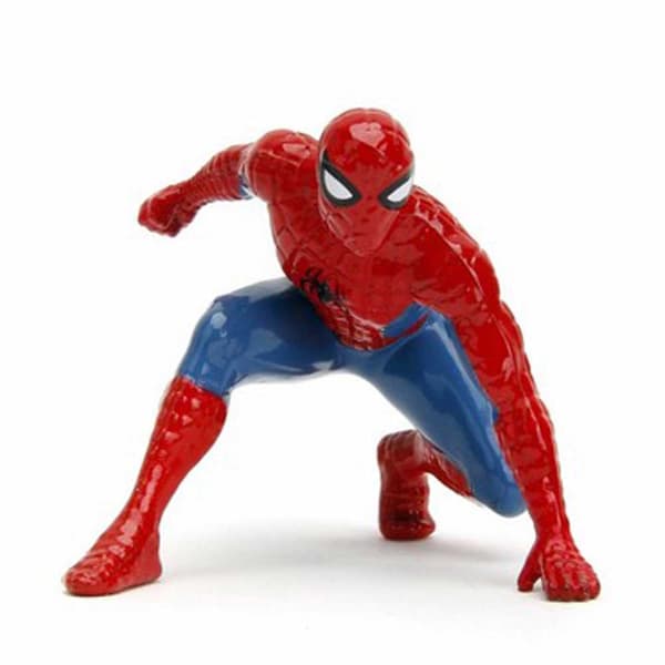 Marvel Spider Man Med Figur Buggy 1:24 Gylden