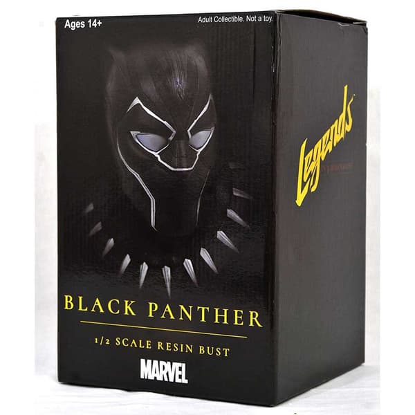 Marvel Enesco Black Panther 25 Cm Sort
