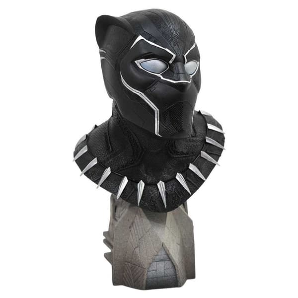 Marvel Enesco Black Panther 25 Cm Sort