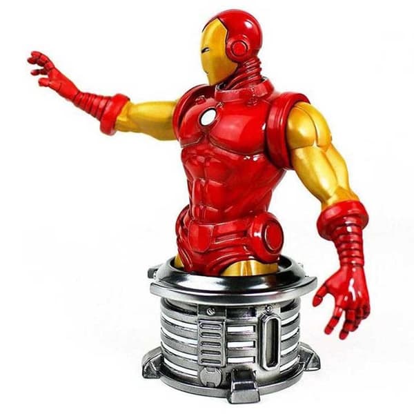 Marvel Diamond Select Uovervindelig Iron Man 1/6 Harpiks Buste Rød