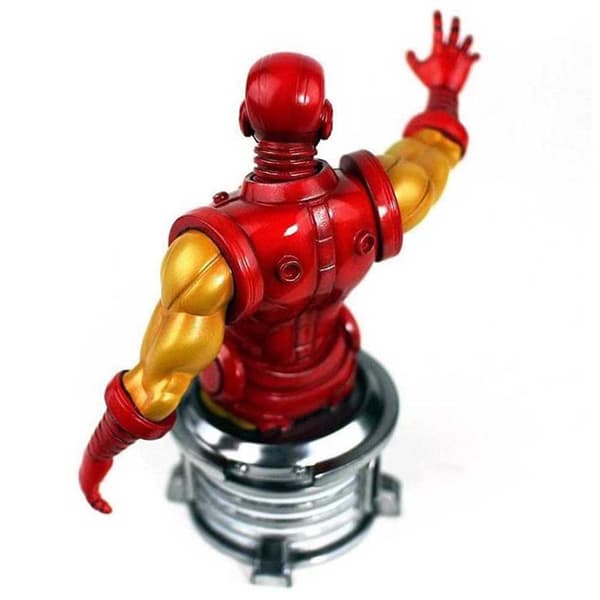 Marvel Diamond Select Uovervindelig Iron Man 1/6 Harpiks Buste Rød
