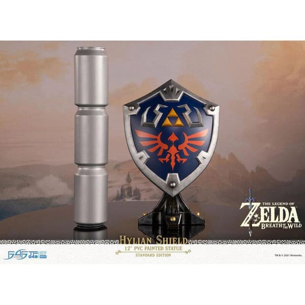 First 4 Figures Kilpi Hylian Shield Collector Edition The Legend Of Zelda Breath Of The Wild 29 Cm Monivärinen