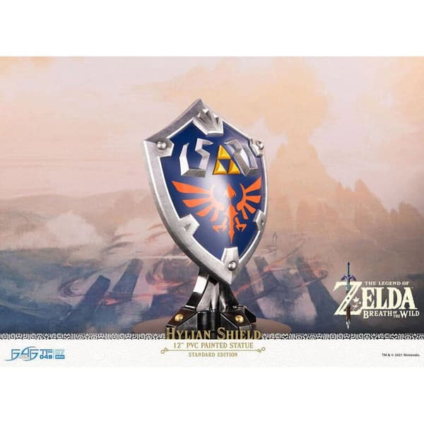 First 4 Figures Kilpi Hylian Shield Collector Edition The Legend Of Zelda Breath Of The Wild 29 Cm Monivärinen