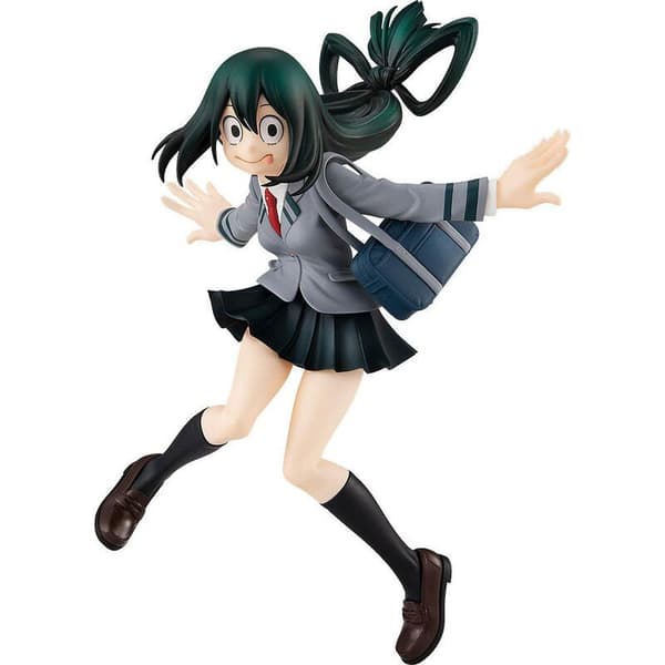 Takara Tomy Pop Up Parade Tsuyu Asui My Hero Academia 15 Cm Svart