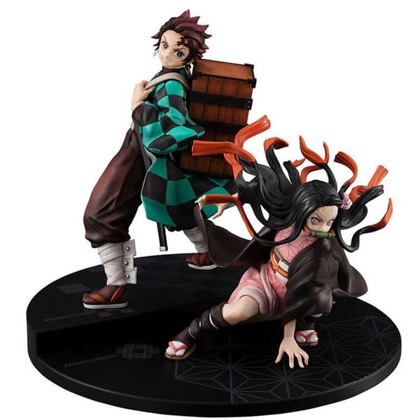 Megahouse Kamado Brother And Sister Precious G.e.m. Series Kimetsu No Yaiba Figure 17 Cm Vihreä